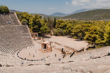 The ancient thetre in Delphi, Greece.