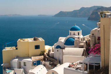View of the greek island Santorini-Greece
