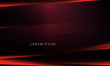 Kaotik kırmızı sivri uçlu siyah şablon..