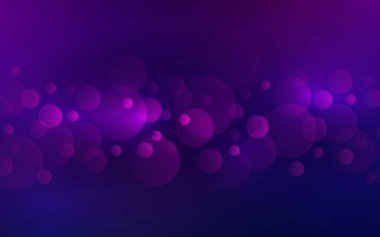 Daireleri olan mavi ve mor gradyan arkaplan.