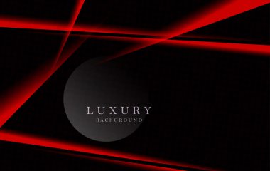 Siyah bir arkaplanda parlak kırmızı keskin çizgiler.