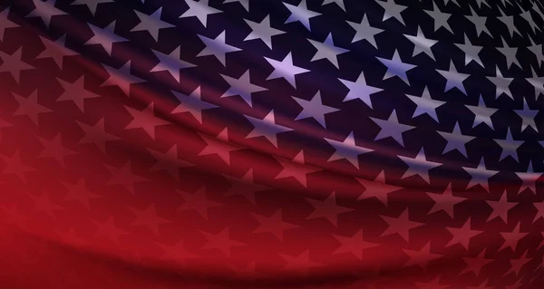 Abstraktní Ilustrace Americké Vlajky Americký Národní Symbol — Stockový vektor