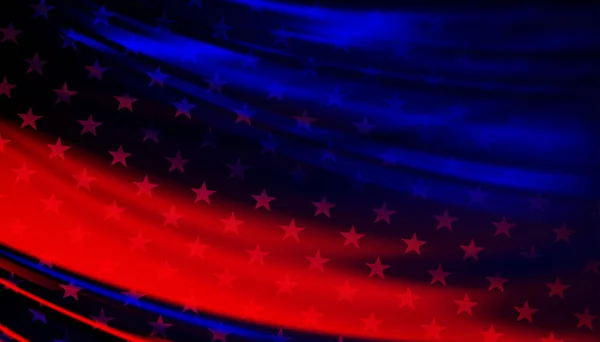 Abstracte Samenstelling Van Vlag Van Amerika Nationaal Symbool Van Usa — Stockvector