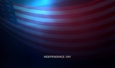 Amerika 'nın ulusal sembolü olan ABD bayrağının unsurlarıyla tasarlandı..