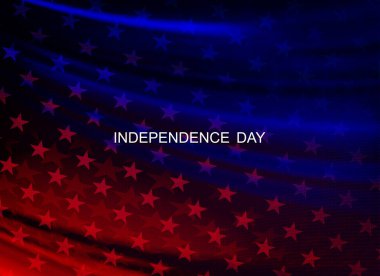 Amerika bayrağının soyut çizimi, ABD ülkesinin ulusal sembolü..