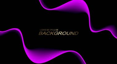 İzole edilmiş mor pürüzsüz dalga desenleri..