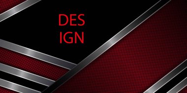 Metal süslemeli, eğimli kırmızı kıvrımlı perdeler..