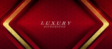 Mozaikli altın oklu kırmızı doku arkaplanı.