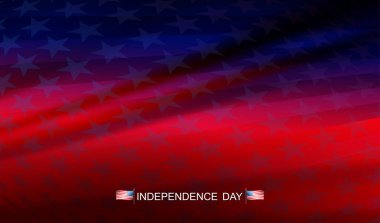 Birçok yıldızlı soyut kompozisyon, ABD Bağımsızlık Günü.