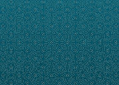 Çiçek desenli mavi bir arka plan..