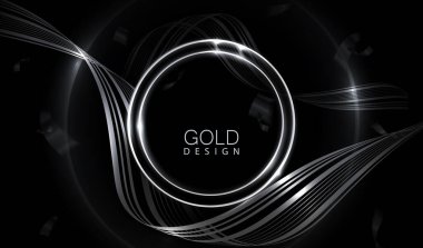 Yuvarlak metal çerçeveli ve parlak kurdeleli muhteşem bir resim..