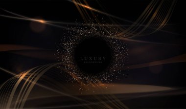 Kurdeleli harika bir resim ve parlak süslemeli yuvarlak bir çerçeve..