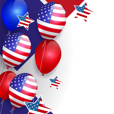 Balon bayrağı, ABD bayrağı, Amerika 'nın ulusal sembolü..