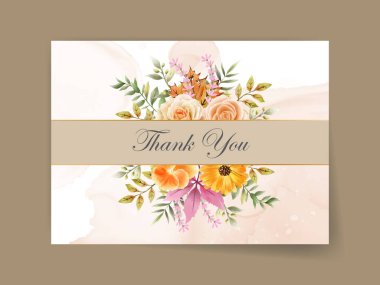 suluboya yapraklar ve balkabakları sonbahar sonbahar düğün davetiyesi