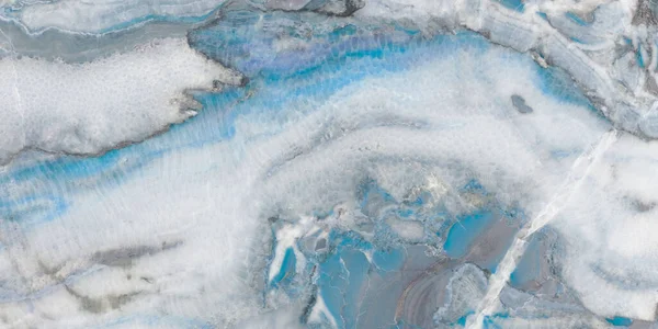 Fundo Abstrato Azul Textura Mármore Aqua Onyx — Fotografia de Stock