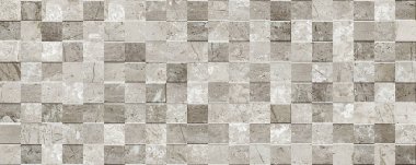 Taşların mozaik dokusu, kareler tuğla arka planı