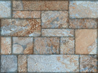 Taş bir duvarın dokusu. Eski mavi kale taş duvar dokusu arka planı. Arkaplan ya da doku olarak taş duvar.