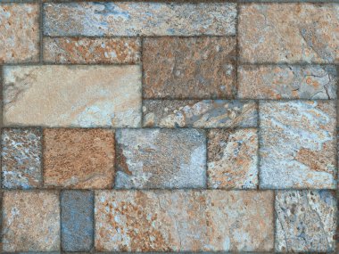 Taş bir duvarın dokusu. Eski mavi kale taş duvar dokusu arka planı. Arkaplan ya da doku olarak taş duvar.