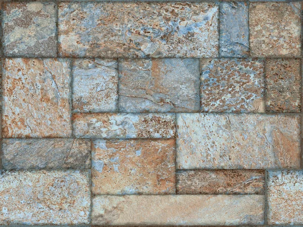 Texture Stone Wall Old Blue Castle Stone Wall Texture Background — Stock Photo, Image