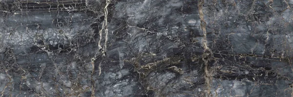 Black marble stone texture, natural background