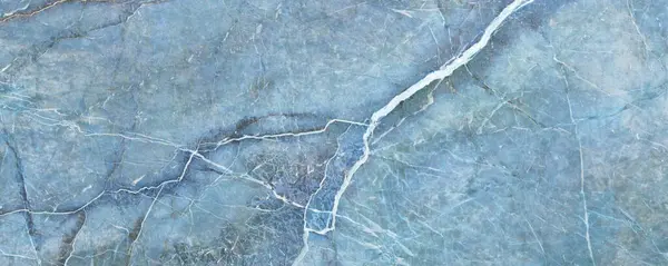 Modrá Mramorová Kamenná Textura Lesklý Digitální Povrch Dlaždic — Stock fotografie