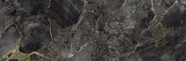 Altın damarlı siyah mermer dokular