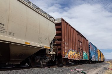 Bir göçmen Ciudad Juarez yakınlarındaki bir yük trenine tırmanır. Bu, yeni başlangıçlar arayanlar için tehlikeli bir yolculuktur..
