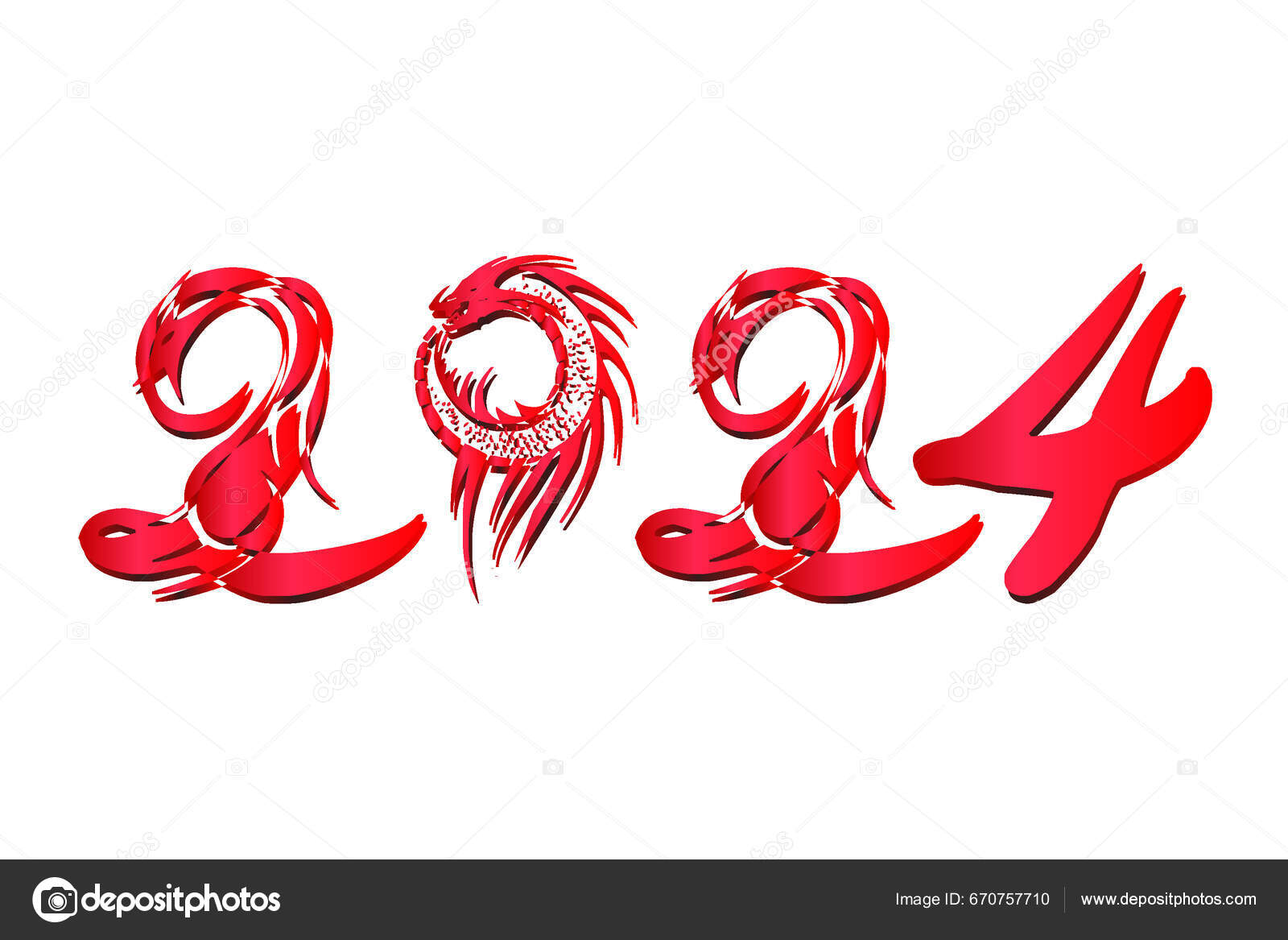New Year 2025 Chinese New Year Rooster 2025 Dragon Chinese Stock Vector