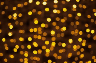 Bokeh efektli ışıklara odaklanmış soyut arkaplan. Lamba Bulanık Arkaplan Bokeh.