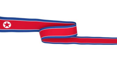 Animasyon Kuzey Kore bayrağı şeffaf bir arka planda rüzgarda dalgalanıyor. Hareket grafikleri, video düzenleme ve vatansever tasarım projeleri için mükemmel..