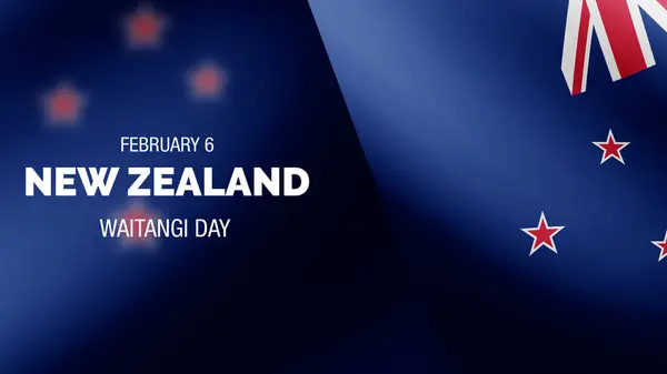 6 Şubat, Yeni Zelanda Waitangi Günü selamlama kartı.