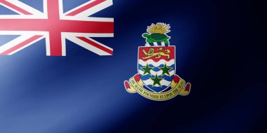 Cayman Adaları 'nın bayrağı dalgalandı. Cayman Adaları 'nın ulusal bayrağı
