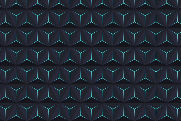 Patrón Sin Costura Con Diseño Fondo Hexagonal Colorido Patrón Hexagonal — Vector de stock