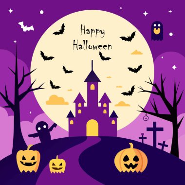 Balkabakları ve yarasalarla Cadılar Bayramı partisi geçmişi