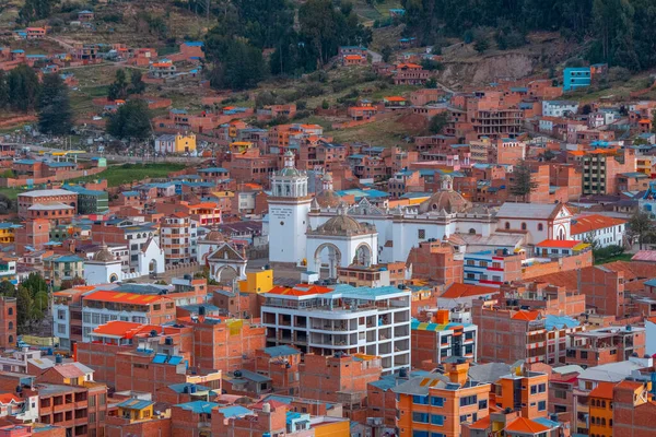tourist destination of the city of copacaba in bolivia