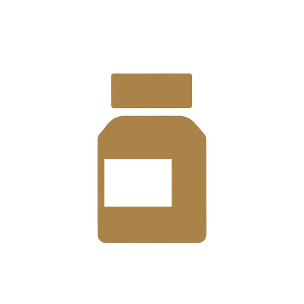 Icon Illustration Jar — Stock Vector