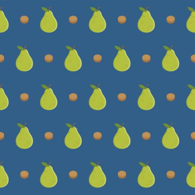 Güz ortası festivali, pomelo ve ay kekleri için kusursuz arkaplan çizimi, çizgi film tarzı