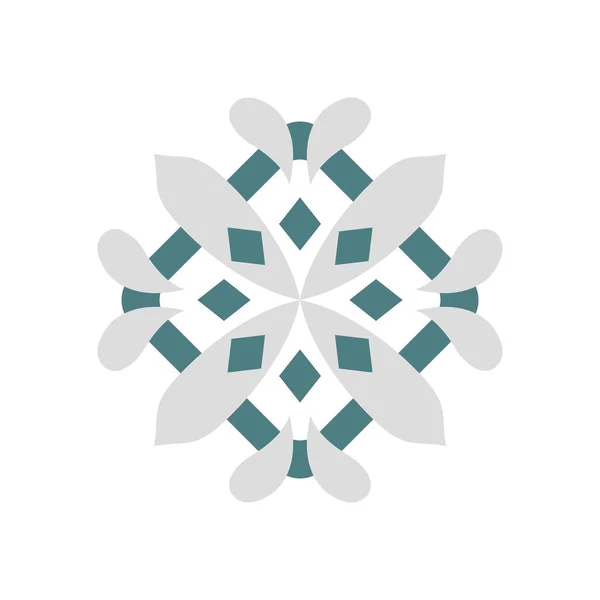 Beautiful Geometric Lace Tile Graphics Icons Pattern Art Cutouts Totem — Stock Vector