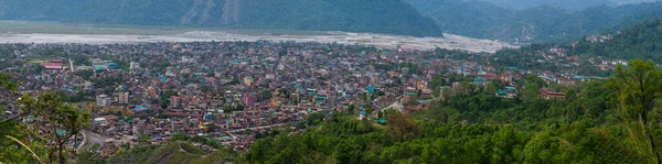 Phuentsholing Heaven Royal Kingdom Bhutan Panorama Wide View — Stock fotografie