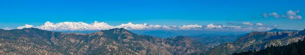 Uma Grande Vista Panorâmica Vale Himalaia Kumaon Uttarakhand Índia — Fotografia de Stock