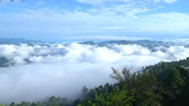 Himalaya dağı güzel sabah inanılmaz doğa cenneti manzarası kısa