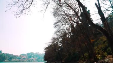 Lake view Mountain Valley Bhimtal Nanital 4K Ücretsiz Video