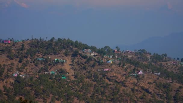 Himalaya Bergtoppen Uitzicht Uttarakhand Video — Stockvideo