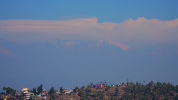 Himalaya Dağlarının Zirveleri Uttarakhand Video — Stok video