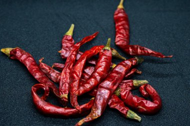 Exotic Dry Red Kashmiri Chillies clipart
