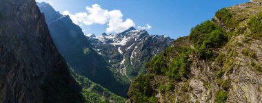 Nanda Devi ve Valley of Flowers Ulusal Parklar Panorama Fotoğrafları 