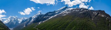 Nanda Devi ve Valley of Flowers Ulusal Parklar Panorama Fotoğrafları 