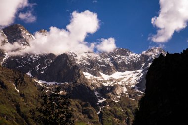 Chamoli Uttarakhand Hindistan 'da Himalayalar' ın Çiçekler Vadisi, Dağ Toprakları