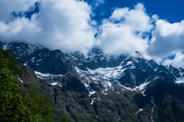 Chamoli Uttarakhand Hindistan 'da Himalayalar' ın Çiçekler Vadisi, Dağ Toprakları