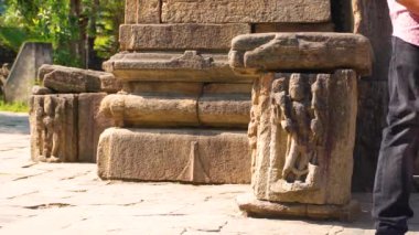 Baijnath Tapınağı 'ndaki Antik Heykel kompleksi Bageshwar Uttarakhand 4K-Baijnath Tapınağı UNESCO Dünya Mirası Grubu